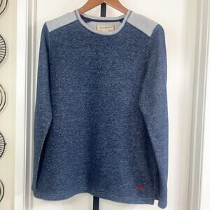 Tommy Bahama Mens Lightweight Fleece Sweatshirt - Blue Gray Size M